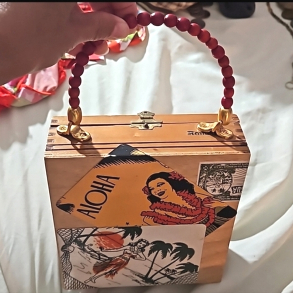 Couture cigar handbag rare and Crafted Copper hardware